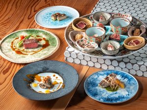 【夕食】紀州の恵みに彩りを添えて(一例)