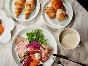 朝食ブッフェ(一例)