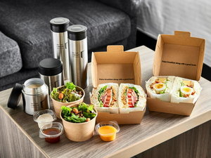 Breakfast Delivery|朝食は、自家製のフォカッチャサンドをお部屋へデリバリー。