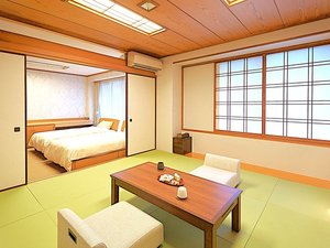 【客室一例】洋モダンスイート和洋室/和室+洋室の広々客室