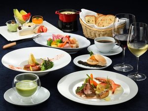 ご夕食 洋食スタンダードコース(一例) レストラン「Dining WAVE」