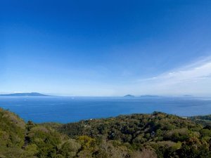 ホテルからの眺望 太平洋に浮かぶ伊豆諸島を見渡す高台からの眺め。