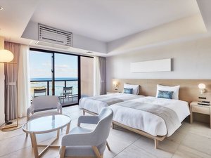 【デラックスフロア】眼前に広がる自然景観と、広がる眩い海の景色。スタンダードとなるフロア