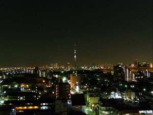 2011.12.24 ホテル屋上より撮影 東京スカイツリー夜景