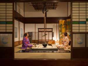 【熊本県湯布院の露天風呂付き客室のある宿】旅籠かやうさぎ