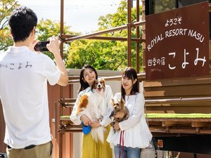 お天気のいい日は記念撮影を
