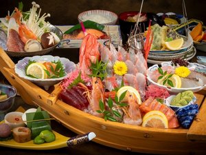 海鮮デラックス夕食※内容は季節により異なります。
