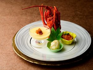 ディナー/伊勢海老の三種盛り