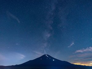 夜景は晴天の場合は、綺麗な星空が見れる時も!