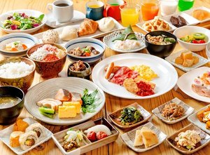 種類豊富な朝食を召しあがって1日の活力になさって下さい