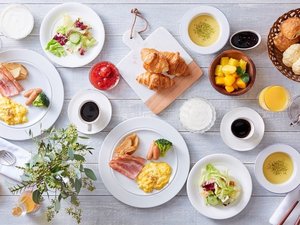 朝食盛り付けイメージ(画像提供:中央フードサービス)
