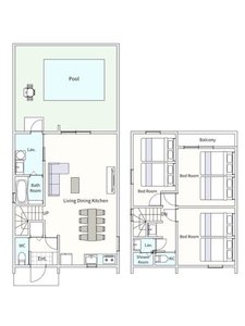 B棟:間取り図