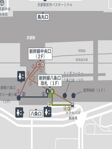 【シャトルバス乗降所マップ】