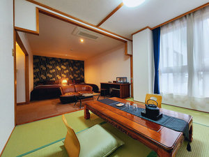 #和洋室 1日1組限定の和洋室 広々とした部屋で贅沢な時間をお過ごしいただけます。