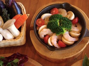 �[�H�@BBQ�f�B�i�[�@���G�r�ƃ}�b�V�����[���̃A�q�[�W��