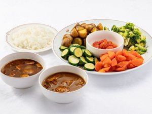朝食ビュフェ:2種の日替わり スープカレorルウカレー