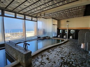 ◆二條泉|展望大浴場(湯量十分の源泉かけ流し)