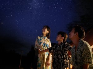 ホテル施設からの夜景!アウトドアリビング以外でも敷地内全ての場所から満天の星空を鑑賞!