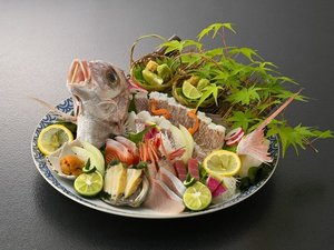 近海鯛姿造り盛り合わせ