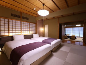 【源氏別館】ゆとりのある京風数寄屋造りで、雅やかな雰囲気を持つ客室です