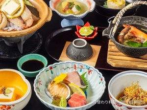 10月 月替わり料理一例(一般客室)
