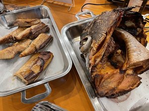 土日限定!まぐろの兜焼き
