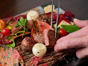 【夕食イメージ】秋の深まりを感じさせる吹寄せ盛り