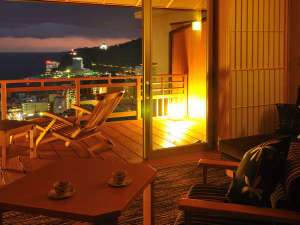 【客室一例】「DX和洋室一例」熱海の景色を見ながらゆっくりお過ごし下さい。