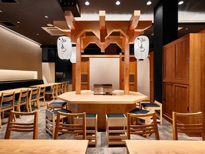 朝食会場(夜は居酒屋)