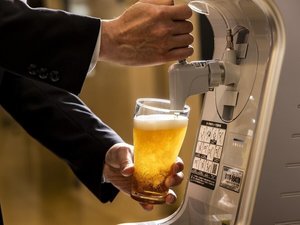 【サービス】フロントにて生ビール(キリン一番搾り)販売