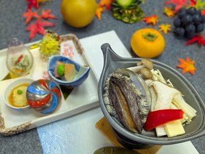 鮑ときのこのバター焼き