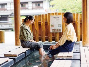 【玉造温泉街】屋根付き足湯(姫神広場) 〜徒歩5分〜