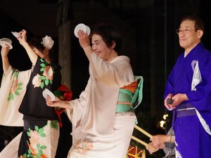 島根民謡ショーは「どじょうすくい踊り体験会」もございます♪(毎晩開催。21:10〜無料)