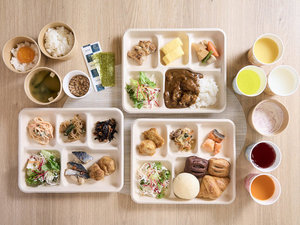 おかずは日替わり!和食派の方にも洋食派の方にもご満足いただける、豊富なラインナップです♪