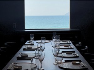 個室での夕食