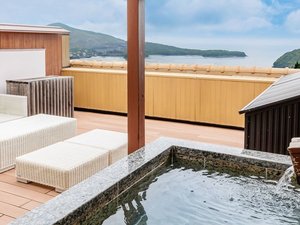【最上階オーシャンビュー天然温泉露天風呂付】プレミアムツイン