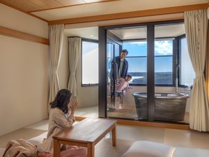 スーペリア露天風呂付和室 ※客室の一例/画像の浴槽は温泉ではございません
