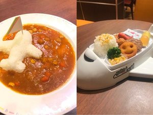 【併設レストラン:キッズメニュー】お子様連れも大満足!大人気のひこうきカレーやキッズプレート
