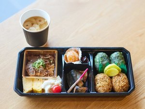 朝食ボックス:地域の美味しいがギュっと詰まった朝食ボックスは要事前予約です。