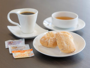 ★朝はパンとコーヒー、スープをサービスでご用意しております(6:30〜9:30)