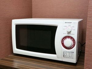 館内1階に電子レンジをご用意。