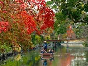 風情豊かな秋の川下り