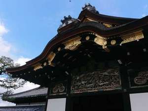 世界遺産・元離宮二条城。ホテルから歩いてすぐの距離です。