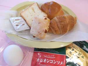 朝食のパンセット2019年バージョン
