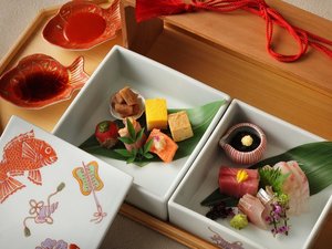 【福神会席】見た目も鮮やかな会席料理をお楽しみください。