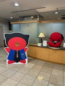 さるぼぼ顔出しパネルで記念撮影!思い出を残して下さい。