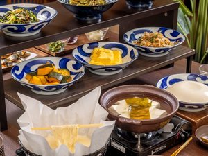 朝食ビュッフェ