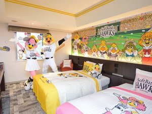 全国初!ソフトバンクホークスルーム♪(※一部写真と異なる場合がございます)