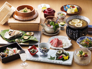 夏の会席料理イメージ(仕入状況により変更いたします)