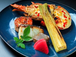 ◆【特選】焼物/追加の伊勢海老黄金焼(2026年初夏お食事イメージ)